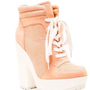 Peachy wedges